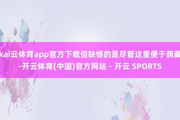 kai云体育app官方下载但缺憾的是尽管这里便于荫藏-开云体育(中国)官方网站 - 开云 SPORTS